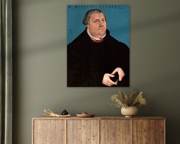Lucas Cranach. Portret van Martin Luther