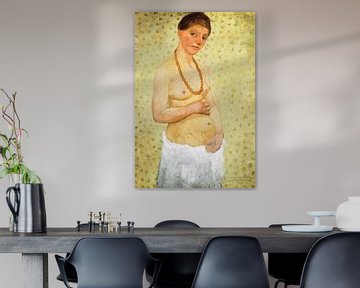 Paula Modersohn-Becker. Zelfportret zwanger