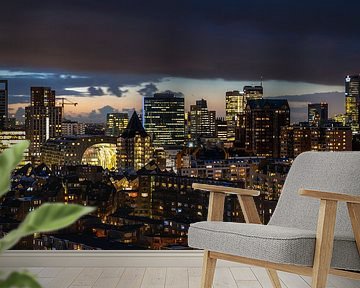 Die Skyline von Rotterdam