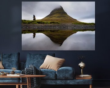 De spiegel van Kirkjufell