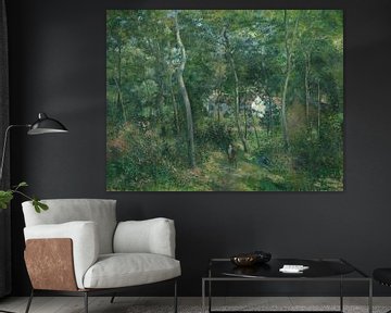 Rand van het bos Bij L'Hermitage, Pontoise, Camille Pissarro