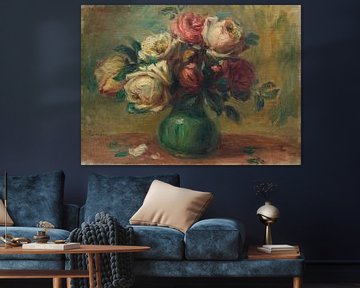 Roses in a Vase, Pierre-Auguste Renoir