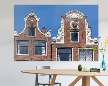 Façades typiques d'Amsterdam sur Jan van Dasler