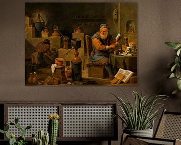 Der Alchemist, David Teniers II