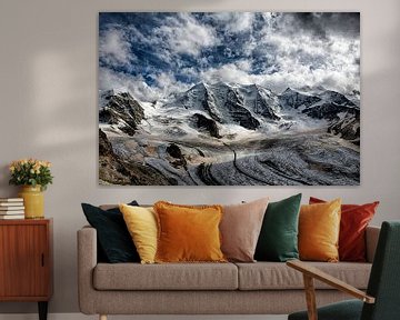 Drama über dem Diavolezza-Gletscher von Maarten Mensink