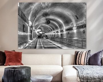 Alter Elbtunnel, Hamburg, Duitsland, Europa van Torsten Krüger