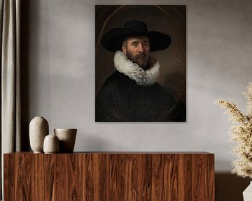 Portret van Dirck Jansz. Pesser, Rembrandt Harmensz. van Rijn