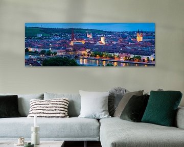 Würzburg Panorama van Martin Wasilewski