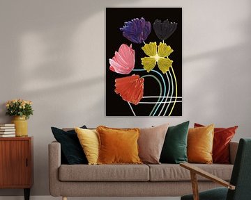 Blumen in Vase von Suzanne Allewelt