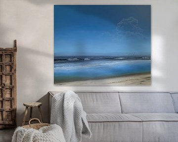Zomers strand