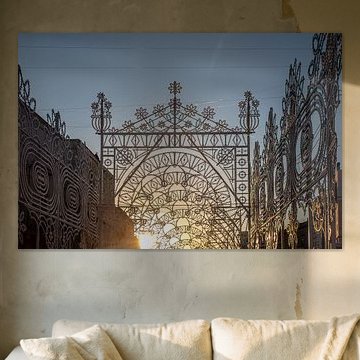 novoli versiering op straat