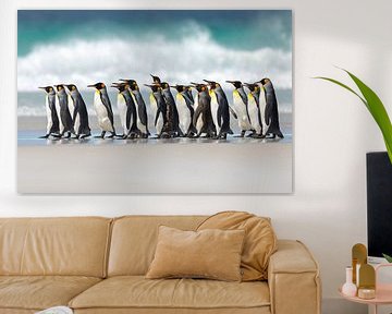 March of the penguins by Gladys Klip