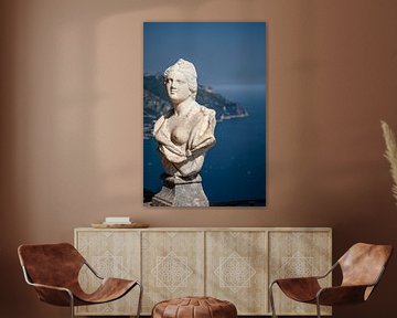 beeld met uitzicht op amalfikust in italie van Eric van Nieuwland