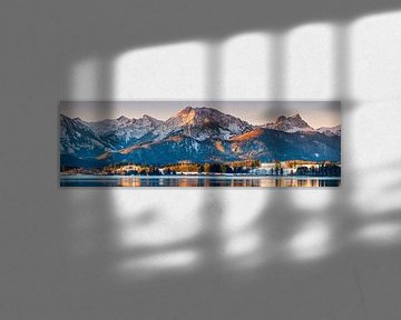 Panorama Hopfen am See, Allgäu, Bayern, Deutschland von Henk Meijer Photography