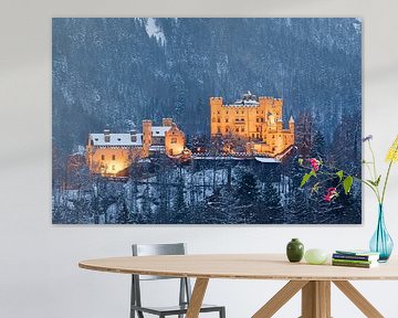 Château de Hohenschwangau, Allgau, Bavière, Allemagne sur Henk Meijer Photography