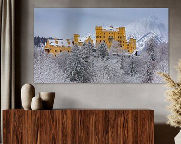 Schloss Hohenschwangau, Allgäu, Bayern, Deutschland von Henk Meijer Photography