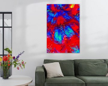 Colourful rhododendron blossom, rhododendron, abstract by Torsten Krüger
