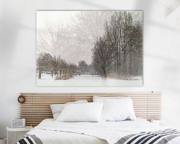 Winter in zwart wit van Anita Snik-Broeken