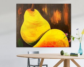 Two pears by Klaus Heidecker
