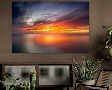 Aruba sunset van Harold van den Hurk
