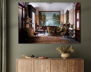 Abandoned Antique Living Room. by Roman Robroek - Photos of Abandoned Buildings