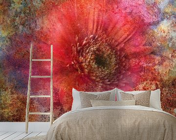 roze Gerbera van Claudia Gründler