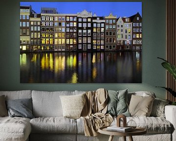 Grachtenhuizen Amsterdam van Patrick Lohmüller