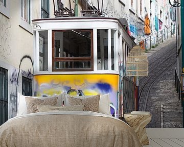 Elevador da Lavra , Lisbon's oldest funicular railway, Lisbon, Portugal by Torsten Krüger