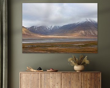 Landschap in Spitsbergen van Michèle Huge