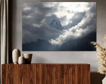 Matterhorn in den Wolken, Zermatt, Schweiz von Torsten Krüger