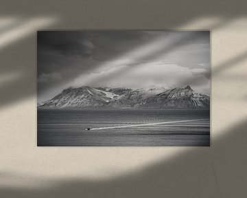 Bateau en mer, Spitsbergen