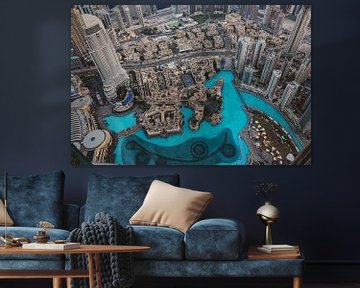 Downtown from Burj Khalifa by Ronne Vinkx