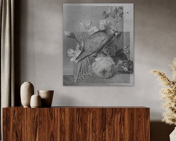 Les fleurs et le Perroquet van Marja van den Hurk