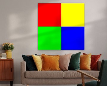 4x4 in 16 | Morphing | Quadrate im Zentrum | V=102-00 | P #01
