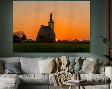 Sonnenuntergang in Den Hoorn von Texel360Fotografie Richard Heerschap