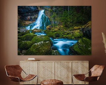 Golvende waterval van Martin Wasilewski
