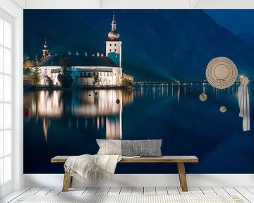 Castle in Gmunden by Martin Wasilewski