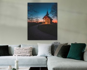 Chapel in the evening light by Steffen Peters