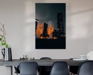 Kunst bij de achmeatoren te Leeuwarden van Derk Visser