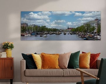 Panorama op de Amstel van Foto Amsterdam/ Peter Bartelings