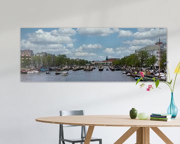 Panorama auf die Amstel von Peter Bartelings