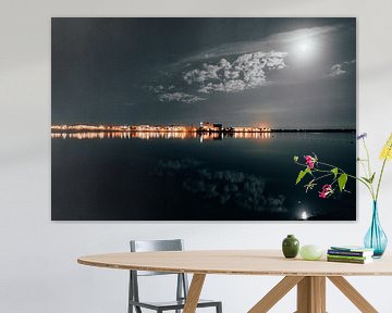 Die Skyline von Lemmer, Friesland von Derk Visser