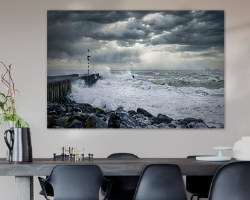 Tempête sur Evert Jan Looise