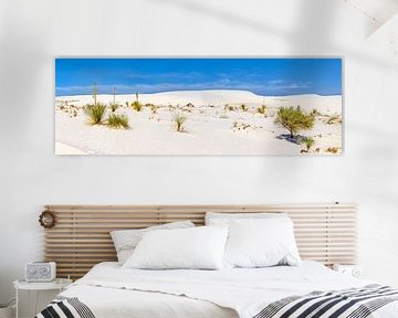 WHITE SANDS Idyllic Panoramic View by Melanie Viola