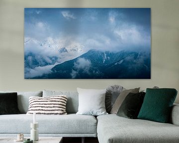 Wolken und Berge von Martin Wasilewski
