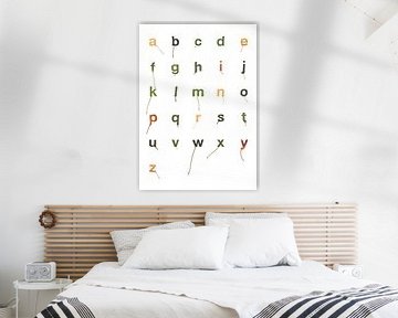 Bladletters binnenvorm alfabet van Twan Van Keulen