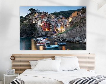 Riomaggiore, Cinque Terre, Italië van Jeroen van Rooijen