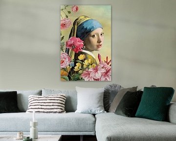 Girl with Pearl Earring – The Spring Edition van Marja van den Hurk