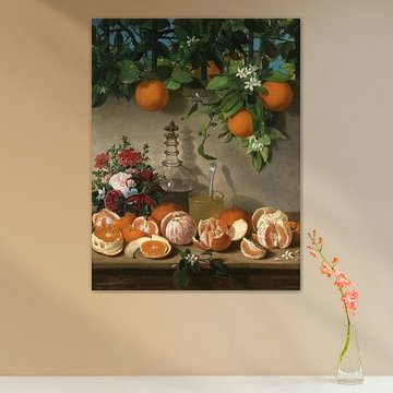 Still life of oranges, Rafael Romero Barros