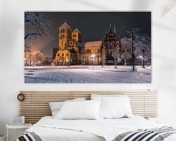 St. Paul's Cathedral in de sneeuw van Steffen Peters